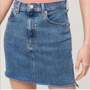 Aritzia Wilfred Free Denim Skirt